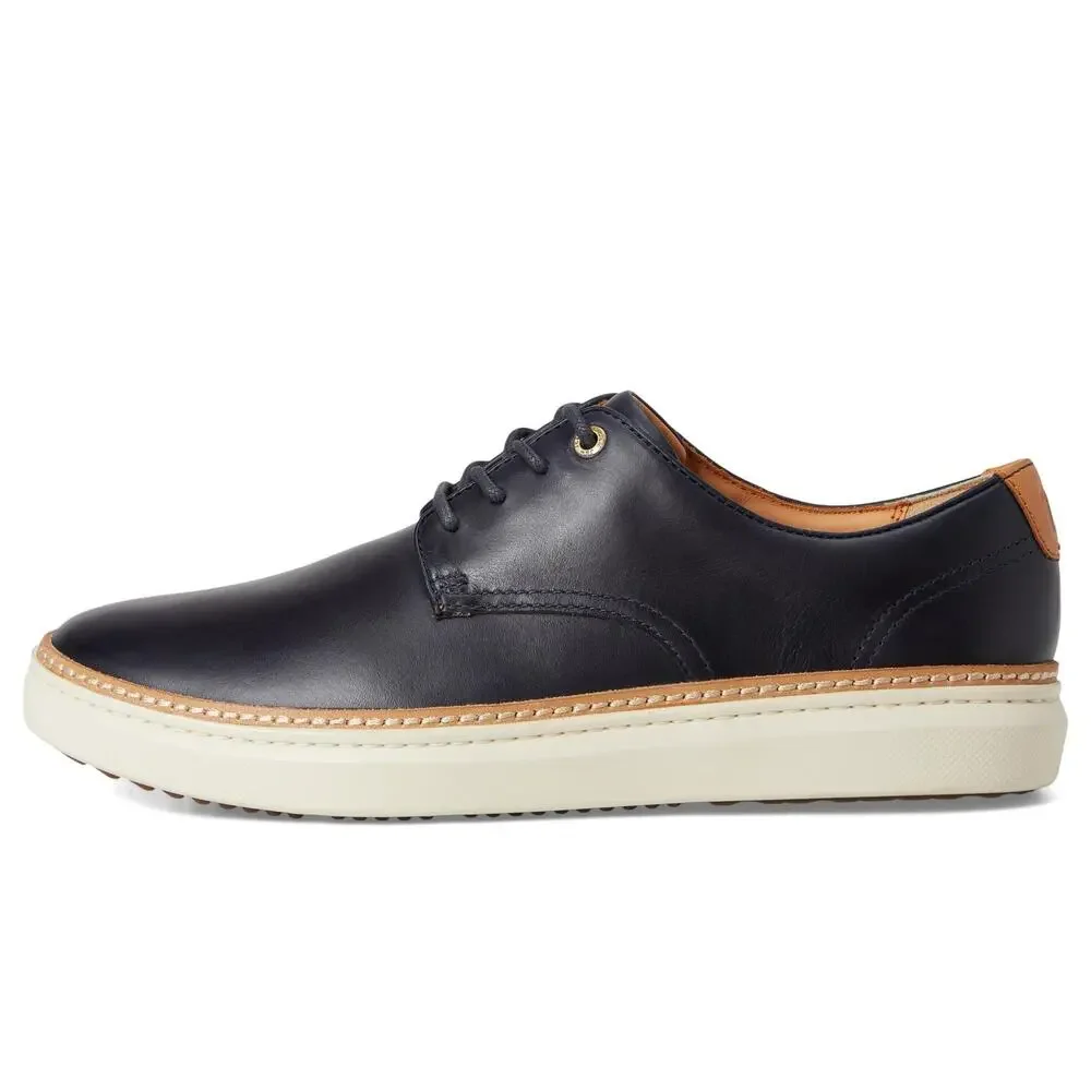 JOHNSTON & MURPHY MENS MCGUFFEY 2 175TH PLAIN TOE NAVY 12 M (D)